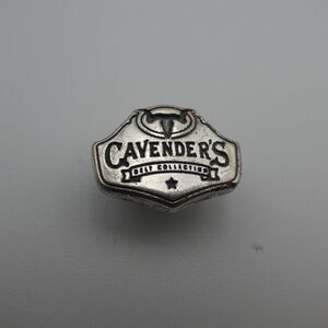 Vintage Cavender's Boot City Collection Steer Head Concho Western Hat Badge